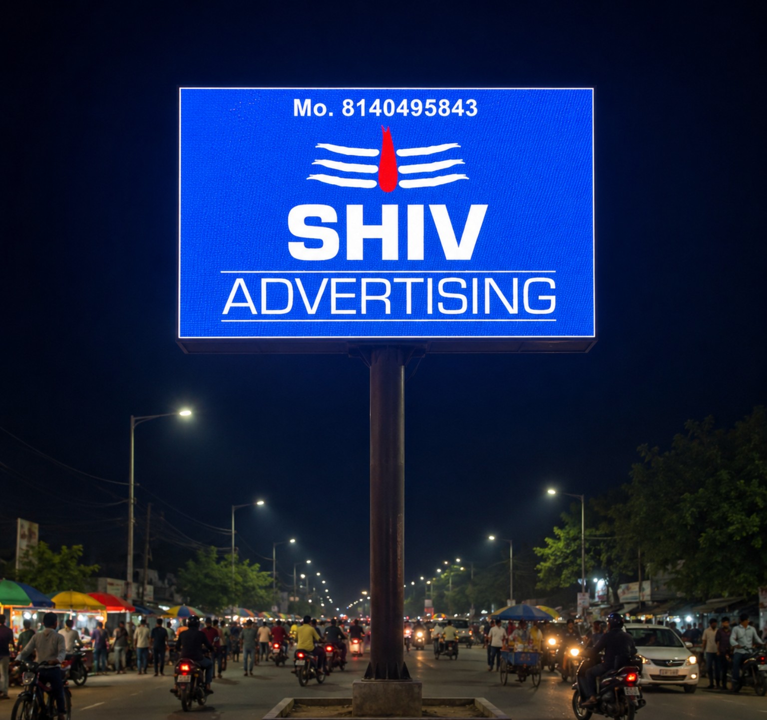 Outdoor LED advertising